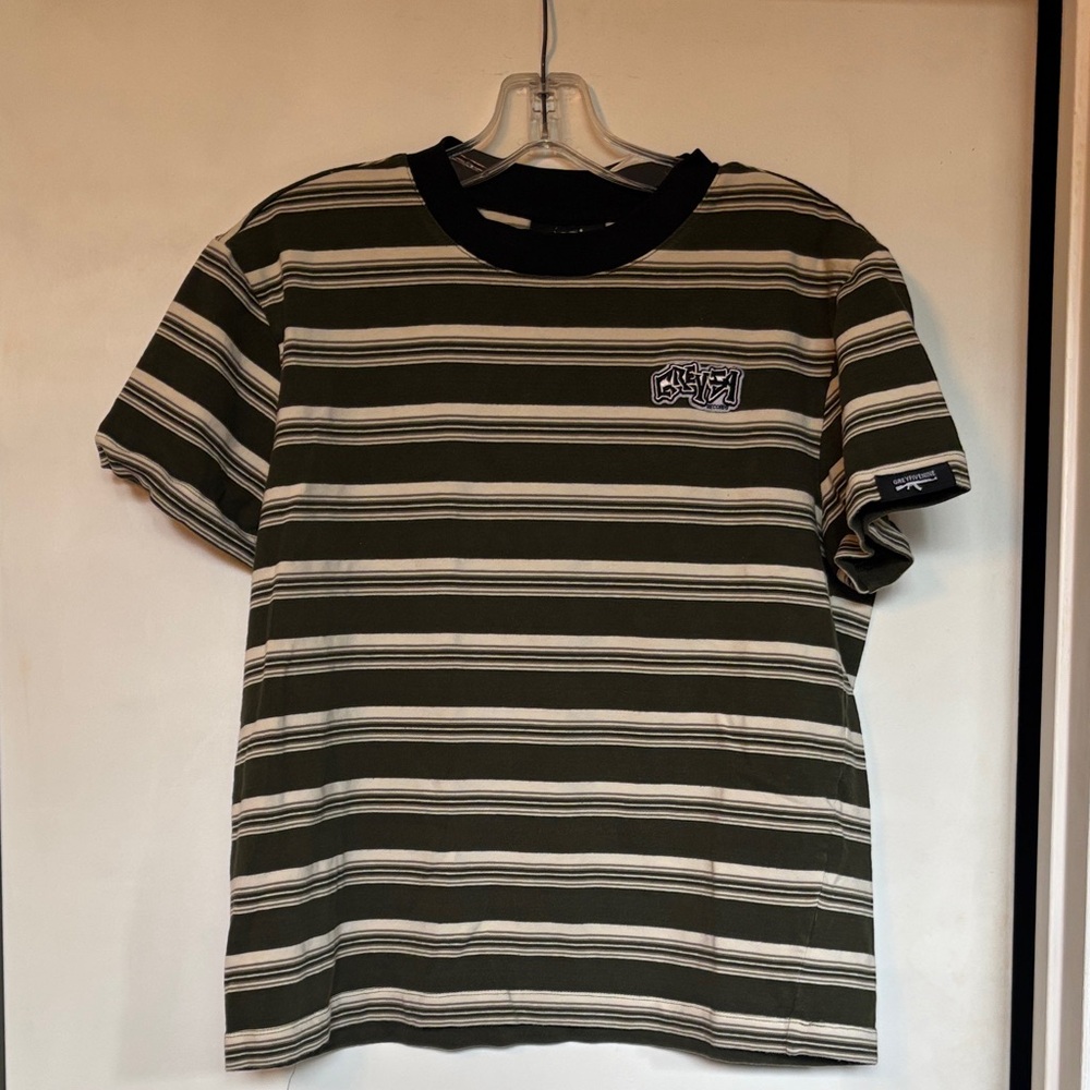 G59 Classic Olive Striped Men's Tee